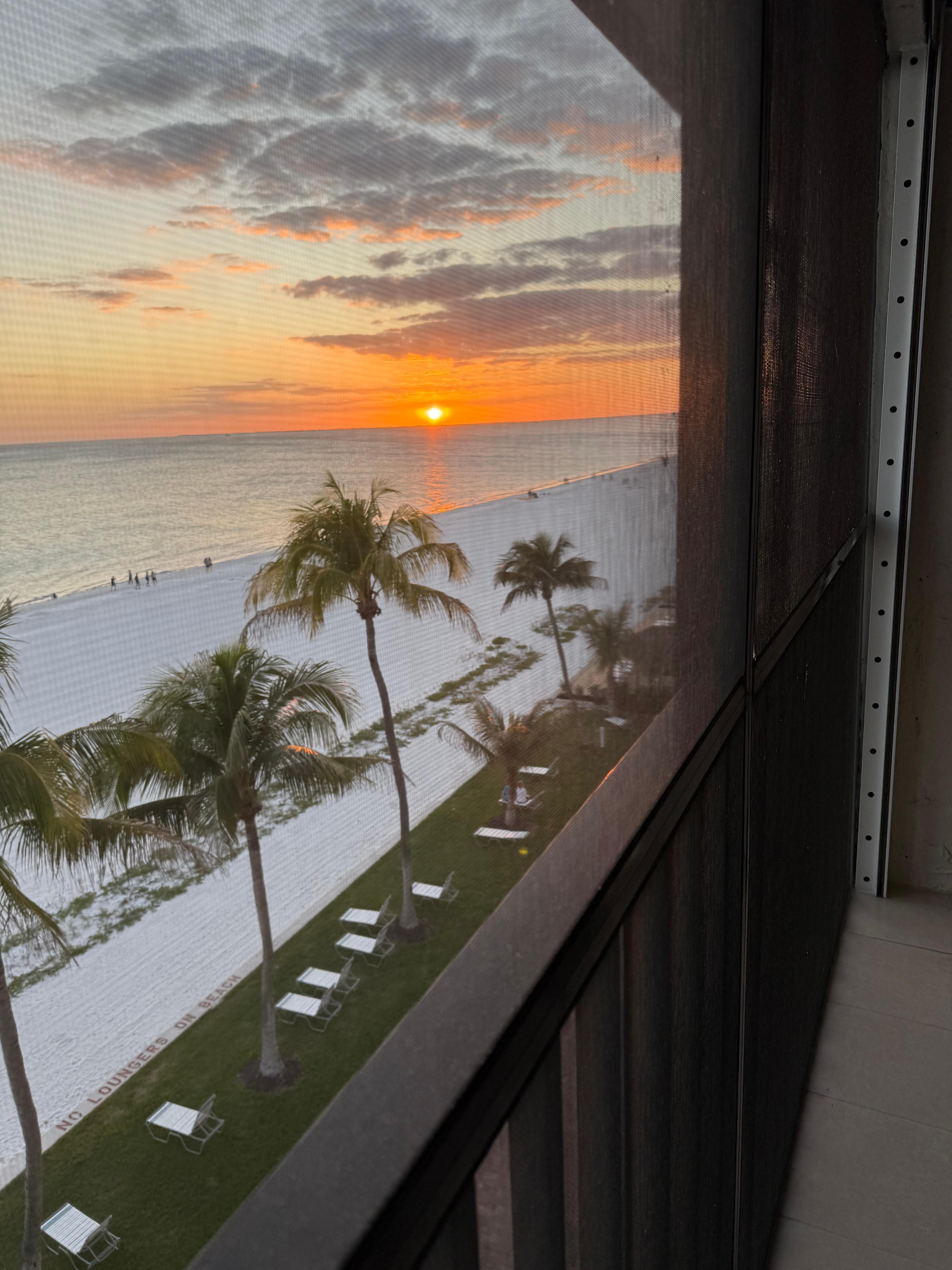 From our 5th floor balcony!! Stunning!! 
