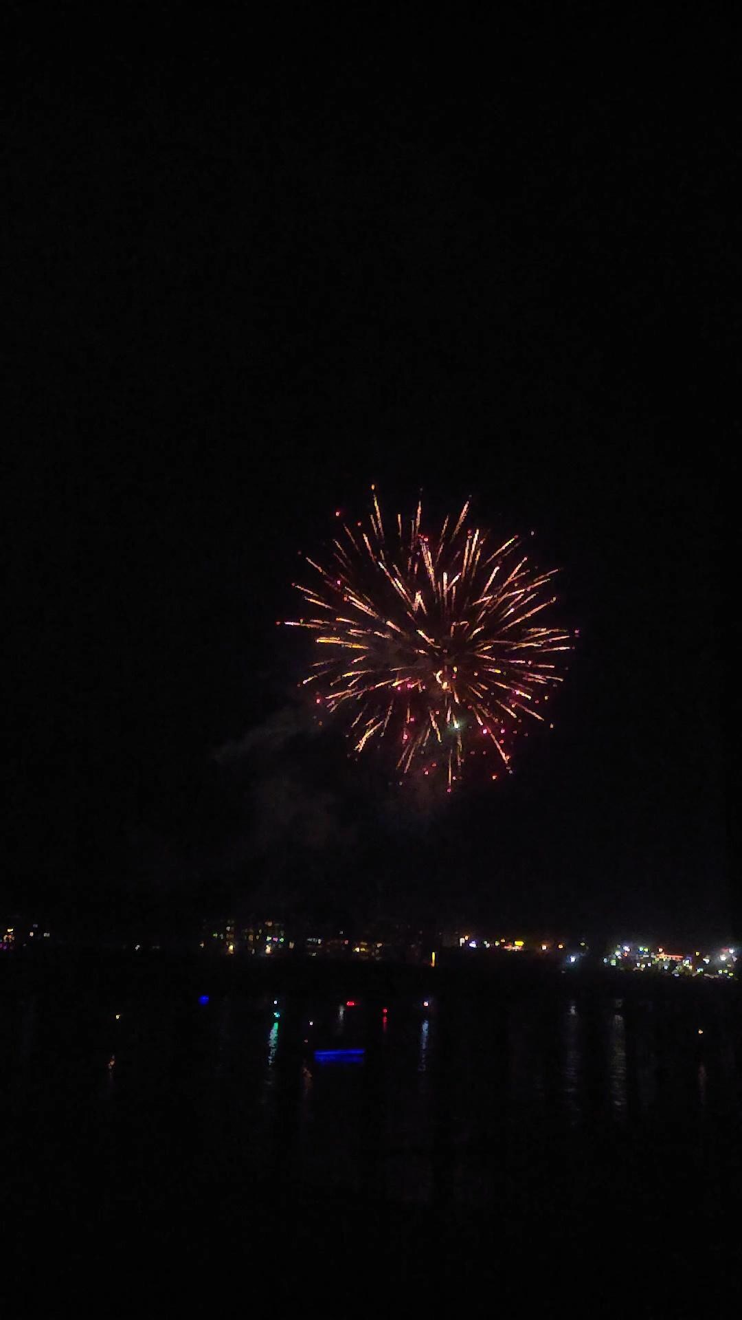 Fireworks from the Balcony