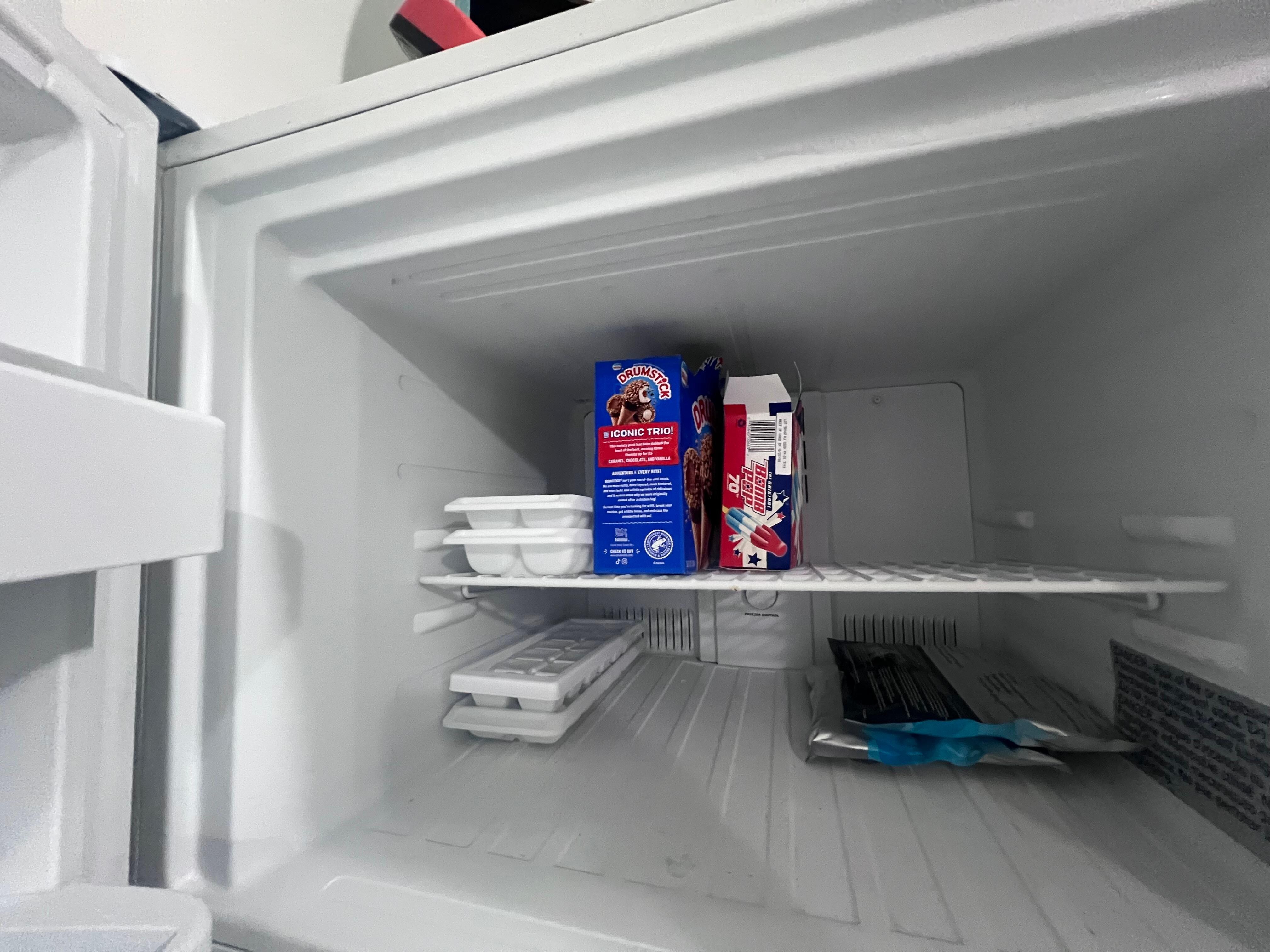 Ice trays with ice made!!! Bonus ice creams
