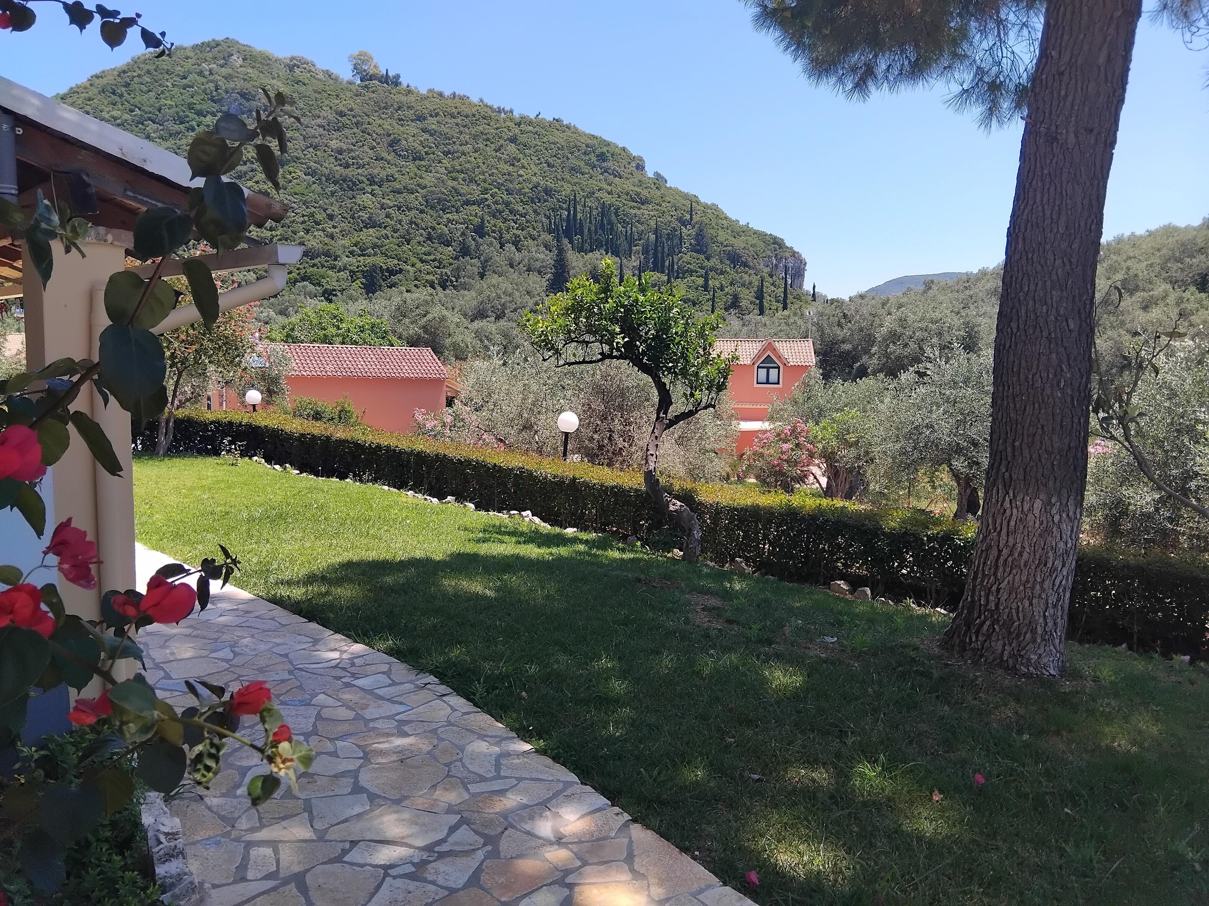 The view from the garden view stùdios