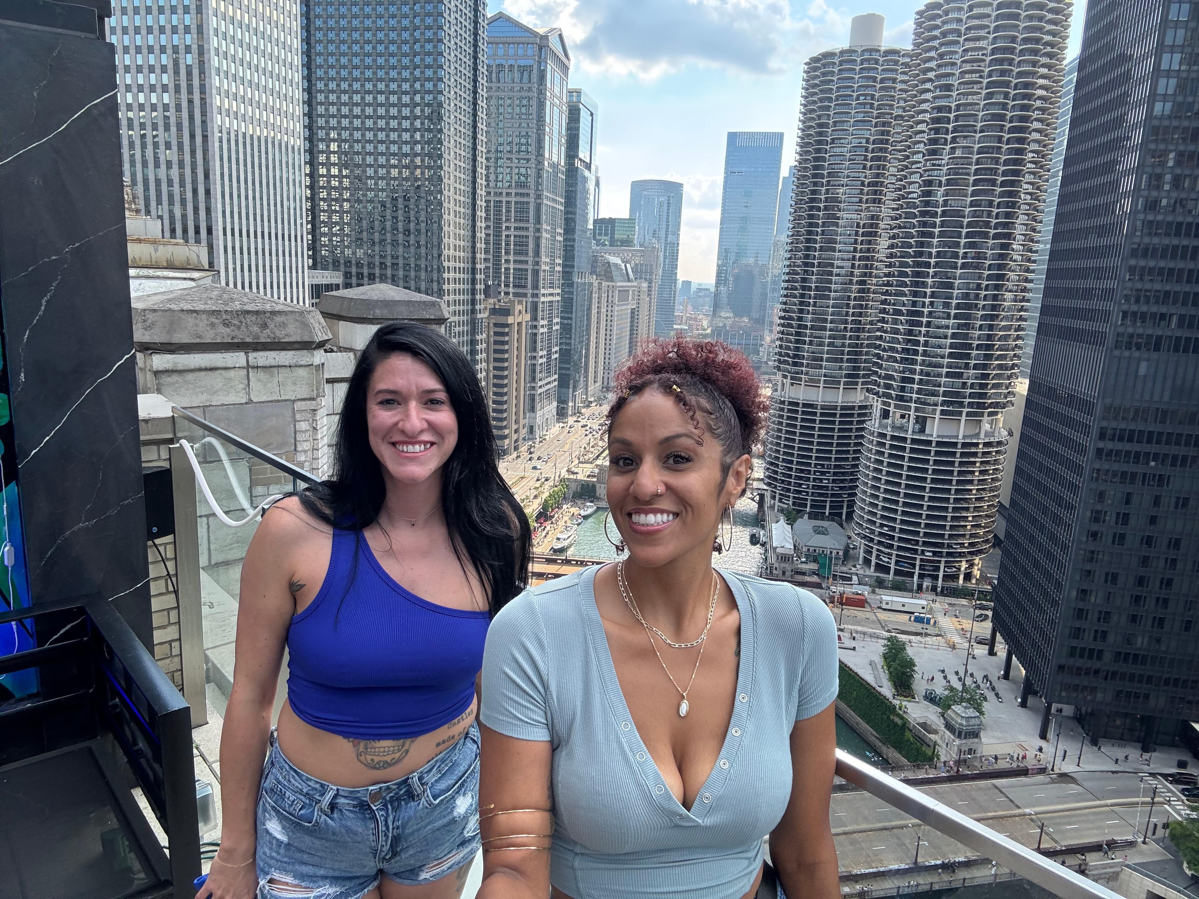 Rooftop action!