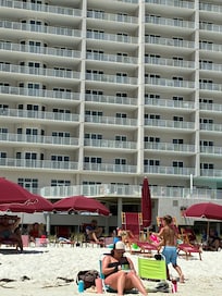 Beach in front of Windemere Condo