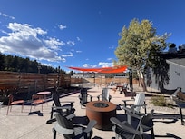 Courtyard with lots of activities