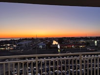 Bayside sunset from front.