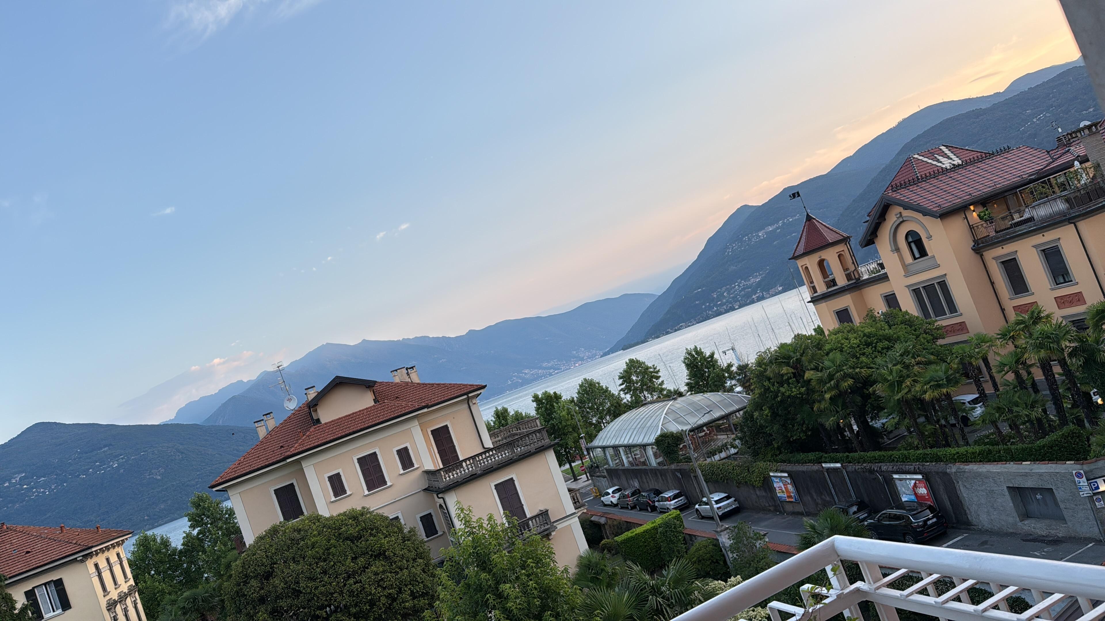 Ausblick vom Balkon