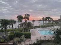 Sunrise off the deck!