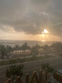 朝食レストランからの眺め