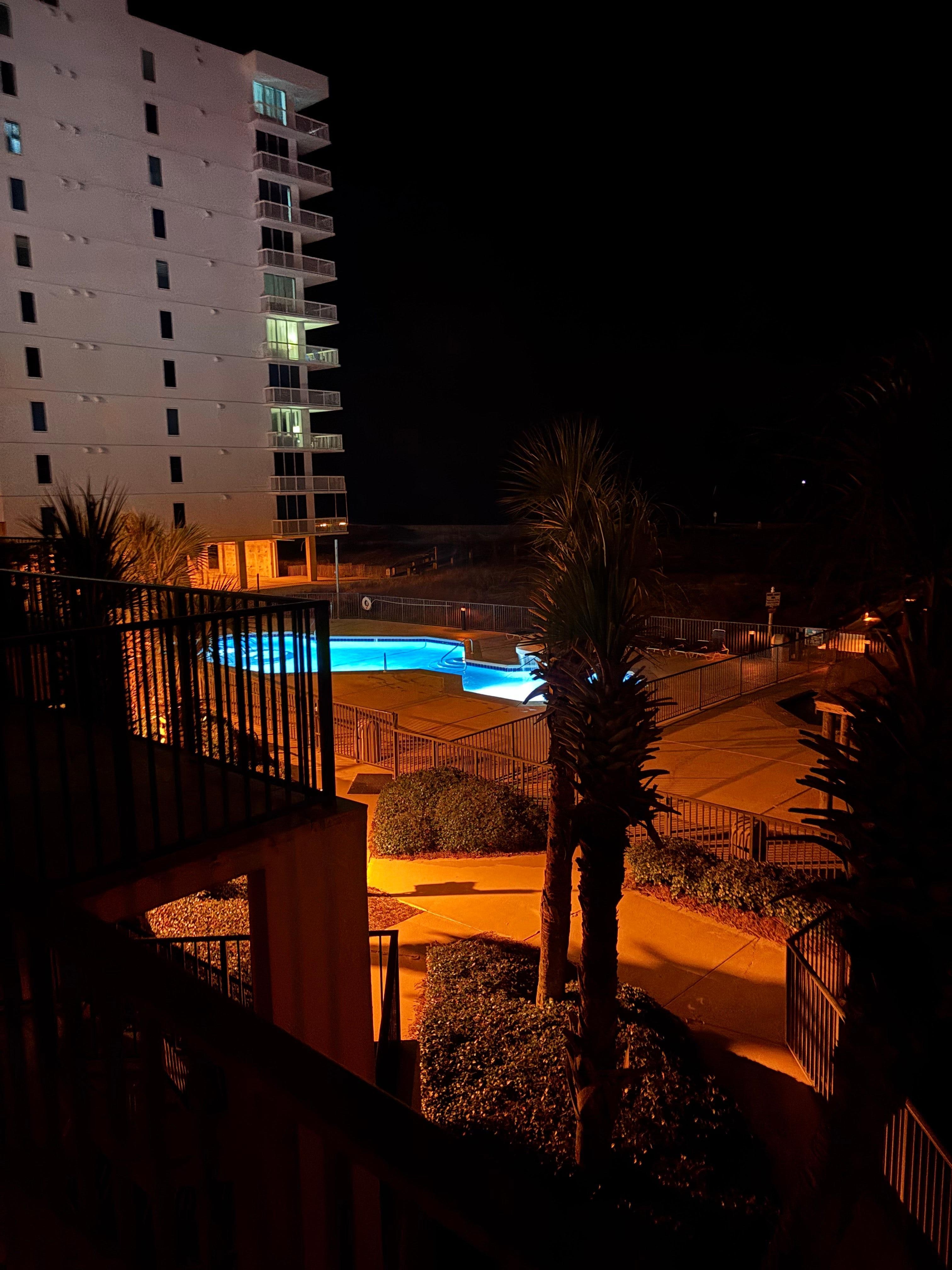 Pool at night 