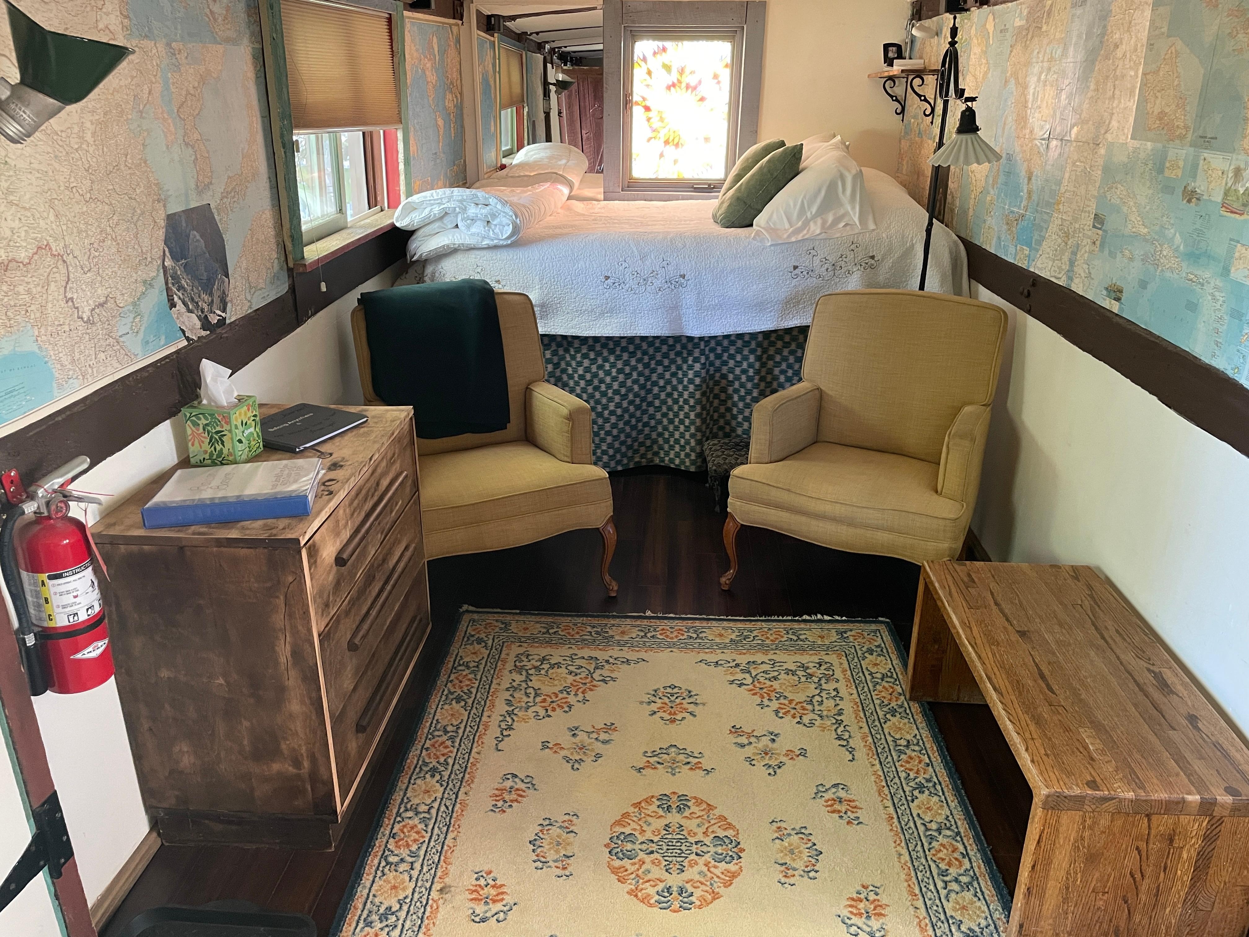 Bedroom and sitting room