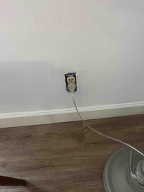 Outlet had no cover