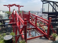 So many private areas on the rooftop to enjoy a cocktail and catch the breeze