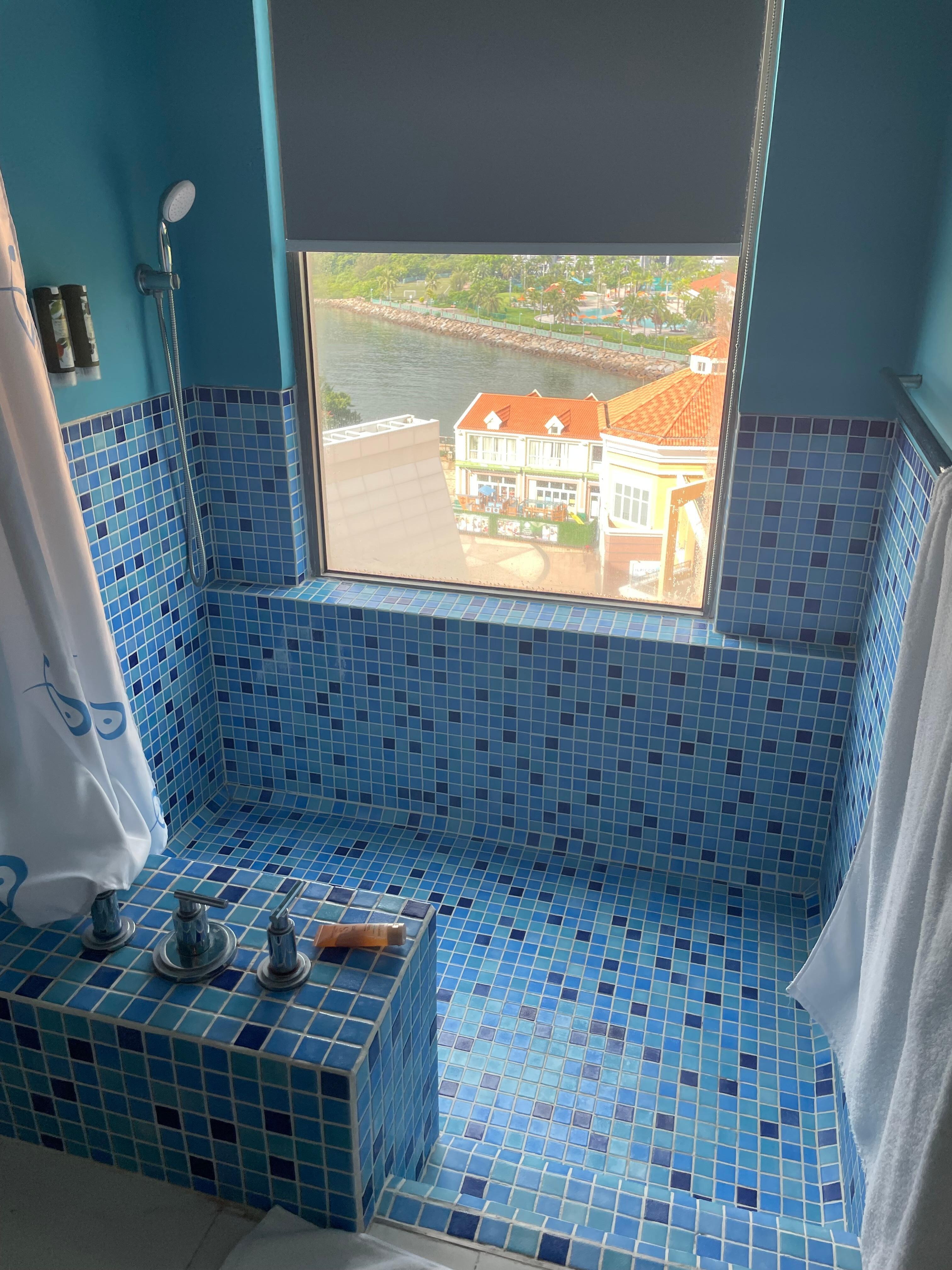 Spacious Bathroom with a wonderful view