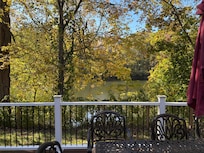 View from the back porch