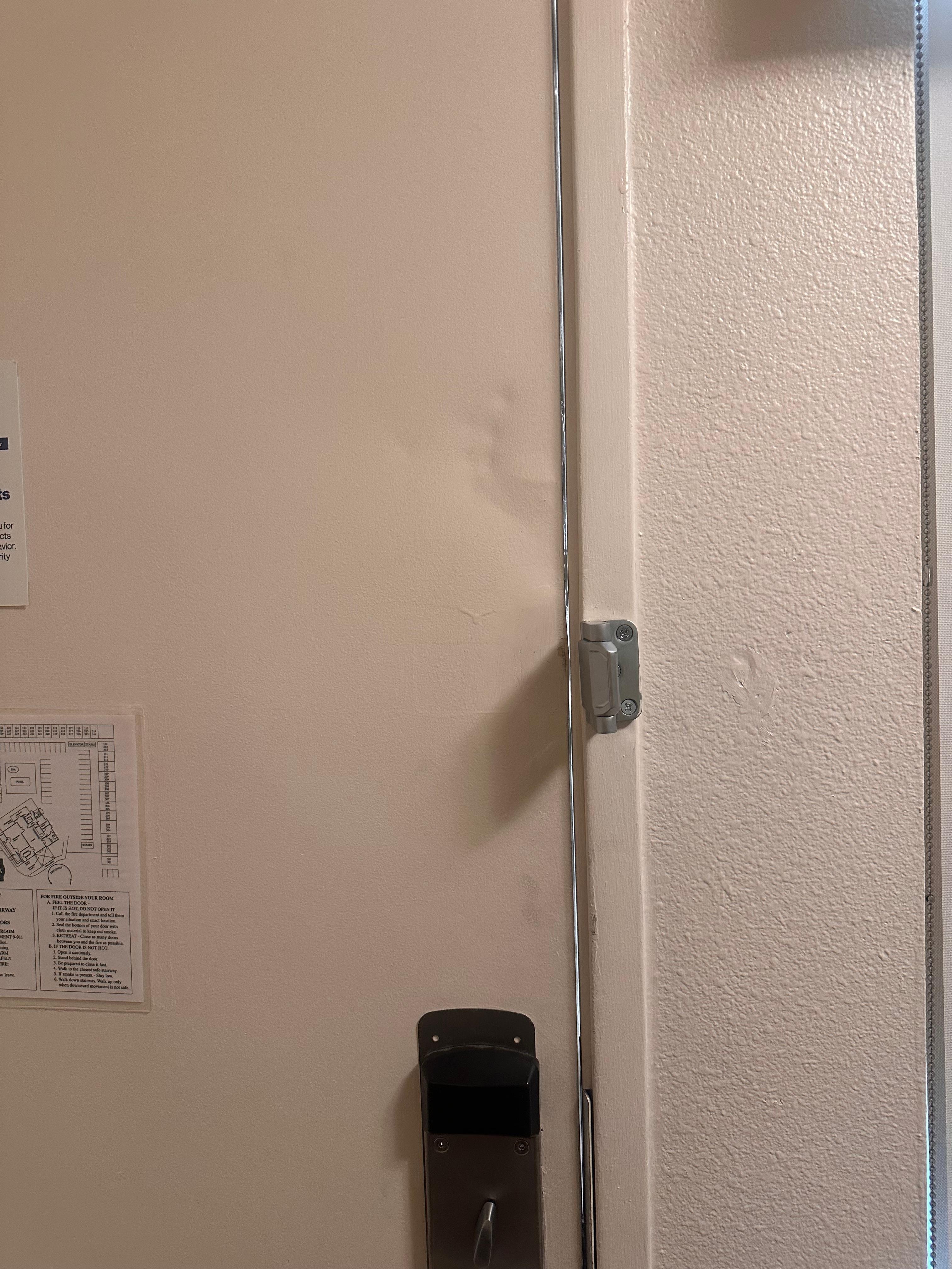 Front door dents and grime