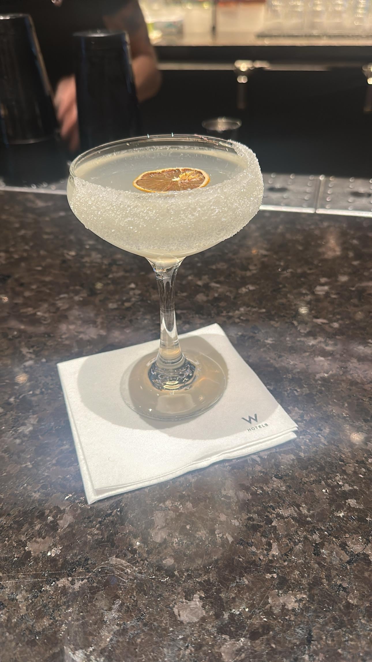 the lemon drop was good not too strong 