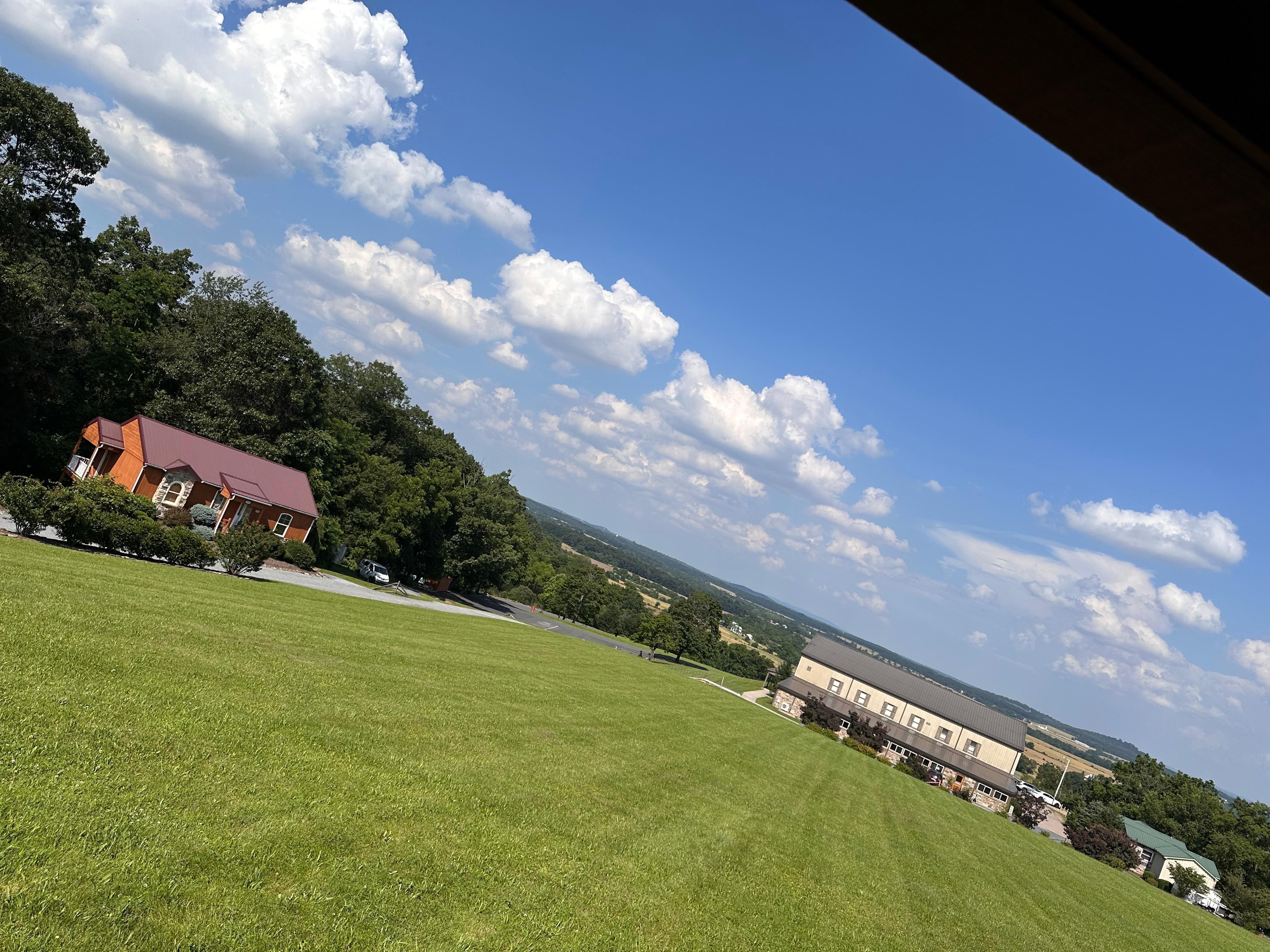 This was the view from my porch. It was beautiful.