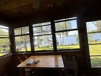 View from screened porch