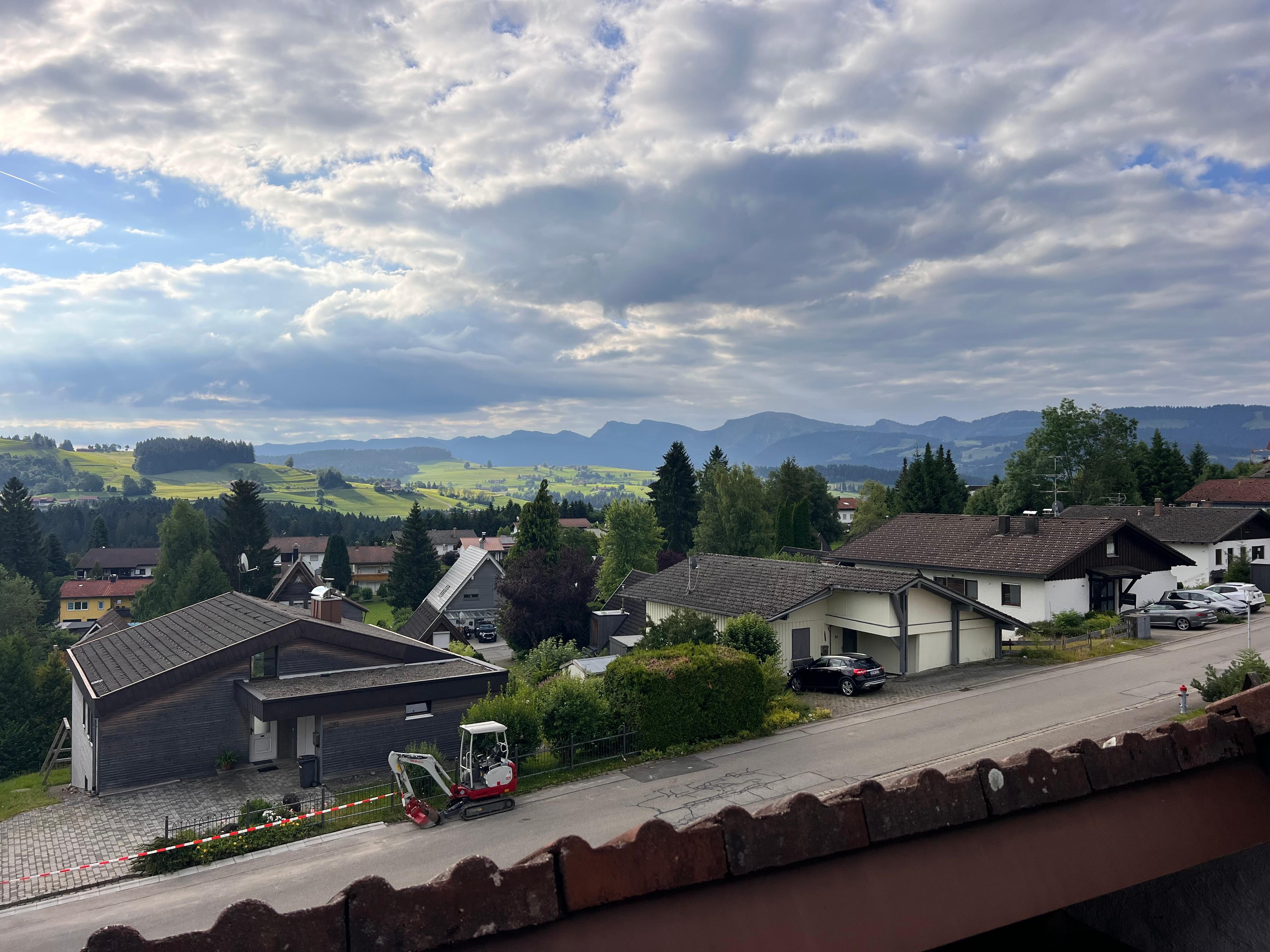 Blick vom Balkon 