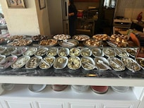 Just half of the breakfast choices available