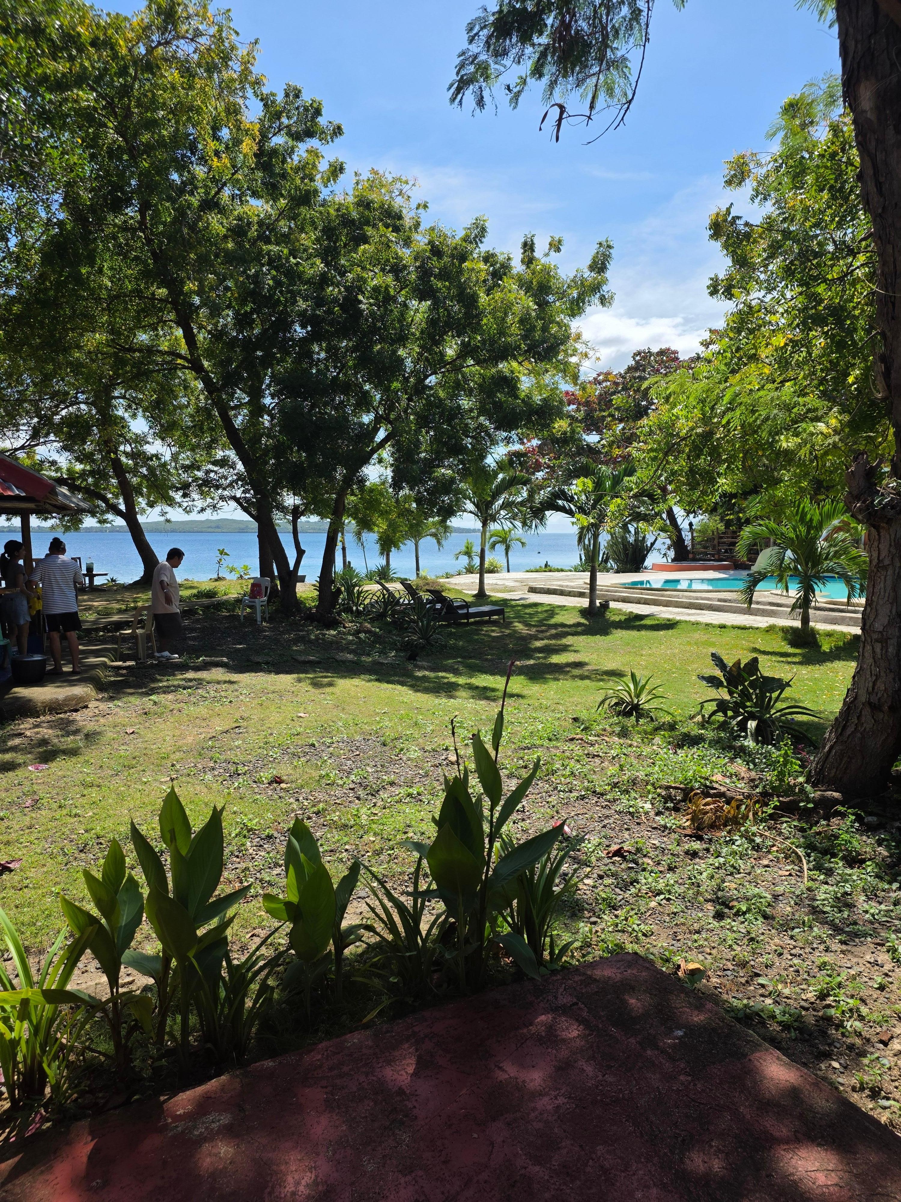 View from the little beach hut