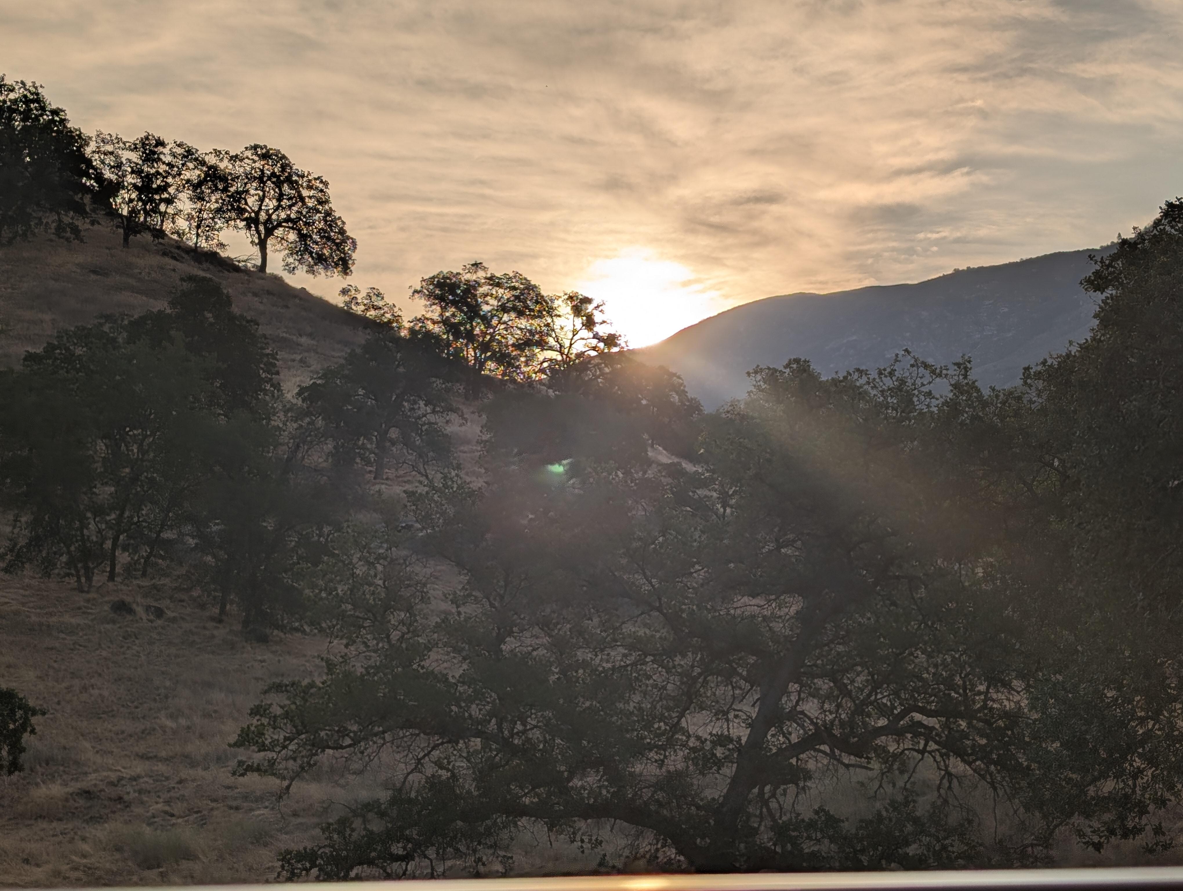 Sunrise from the front porch