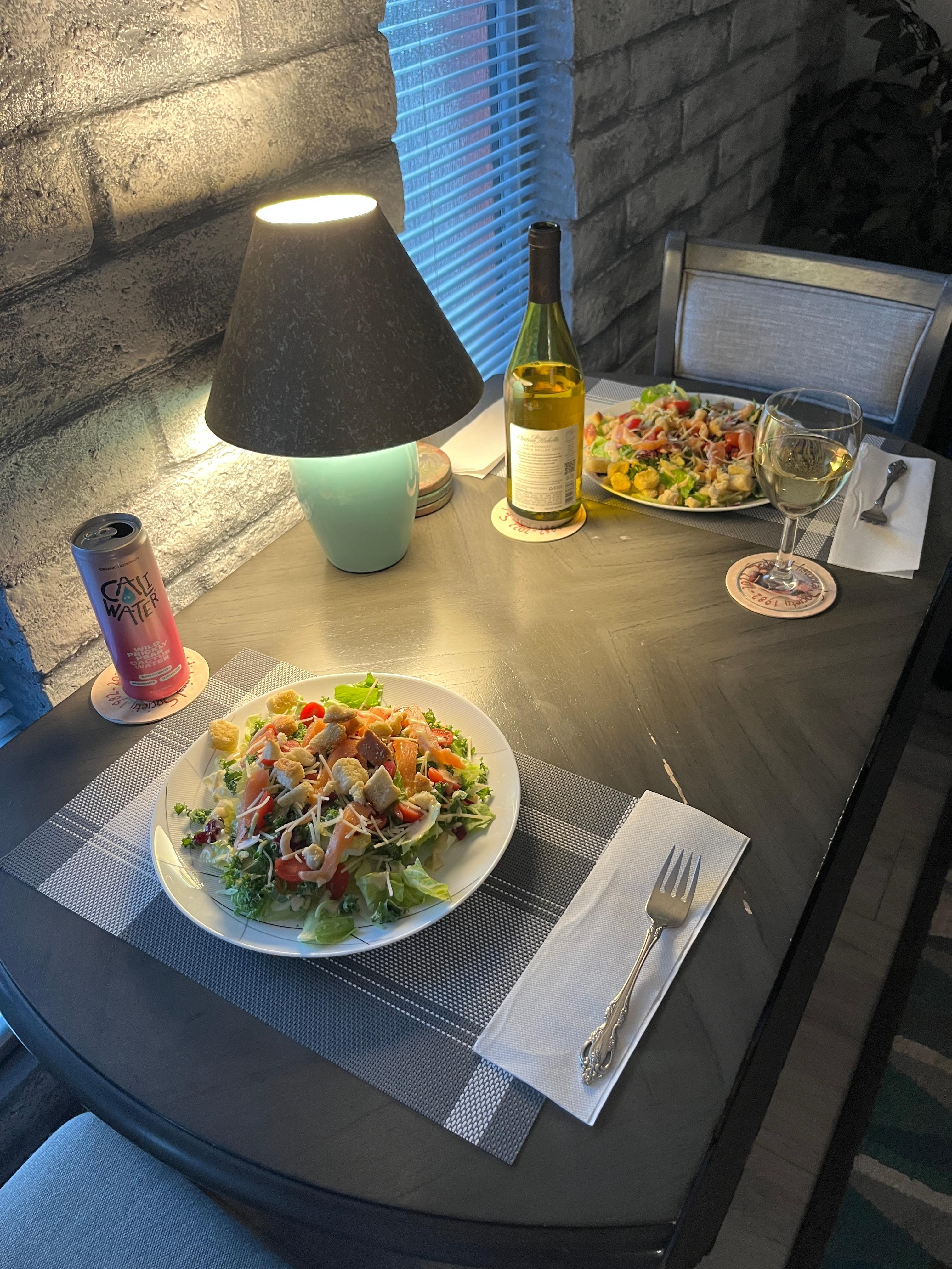 Salads with smoked salmon