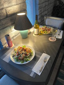 Salads with smoked salmon