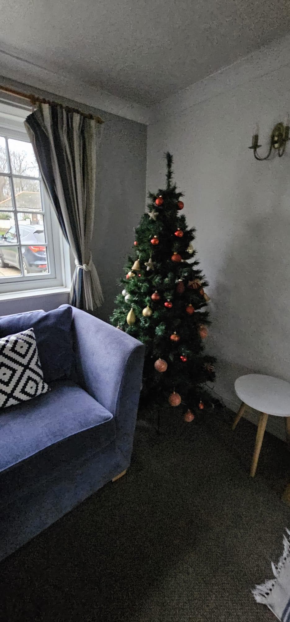 Host even made house Christmassy