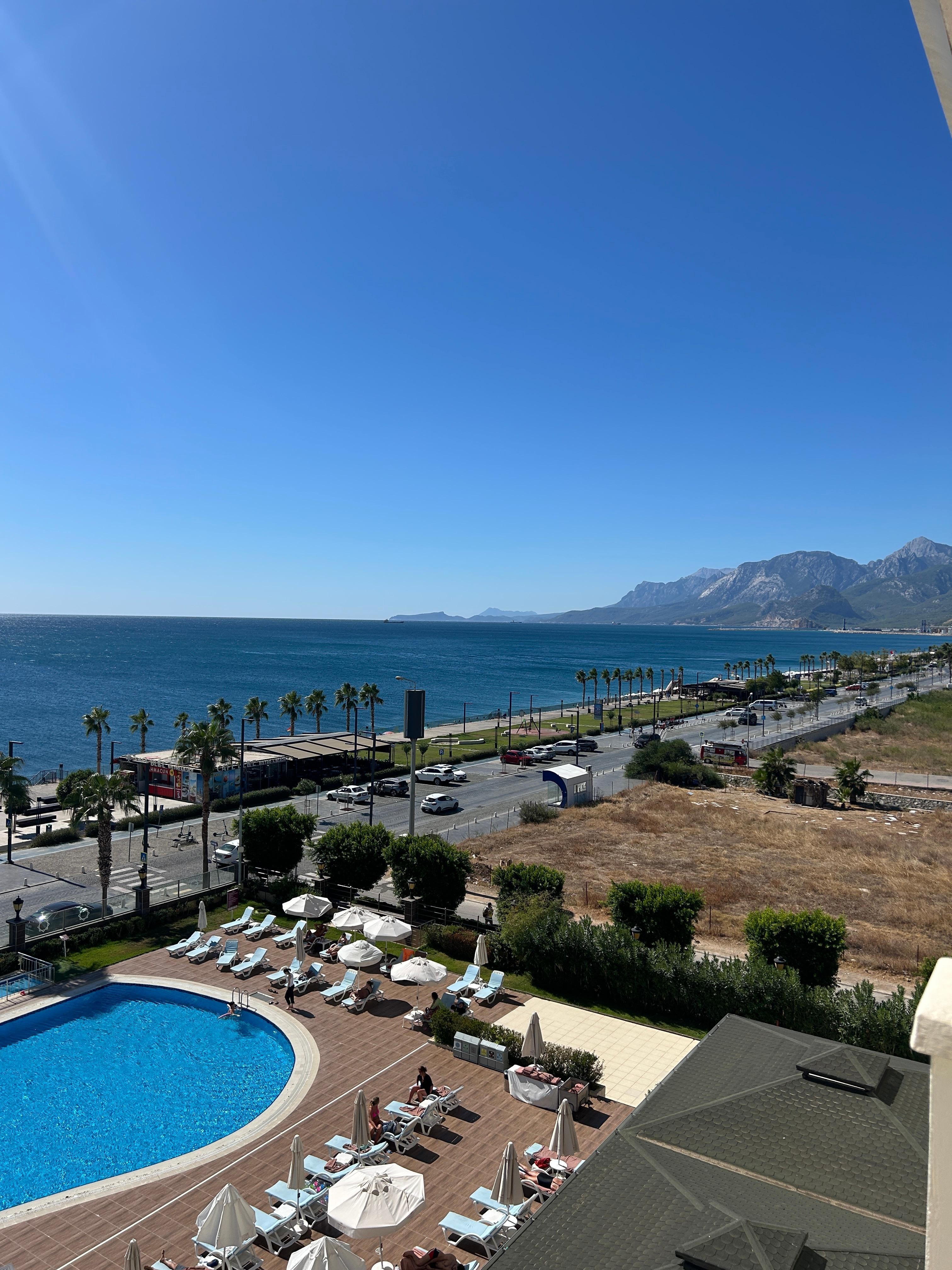 uitzicht vanuit de kamer