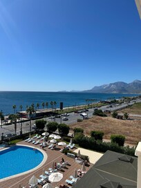 uitzicht vanuit de kamer