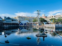 Baytown Warf had cute shops and kid friendly