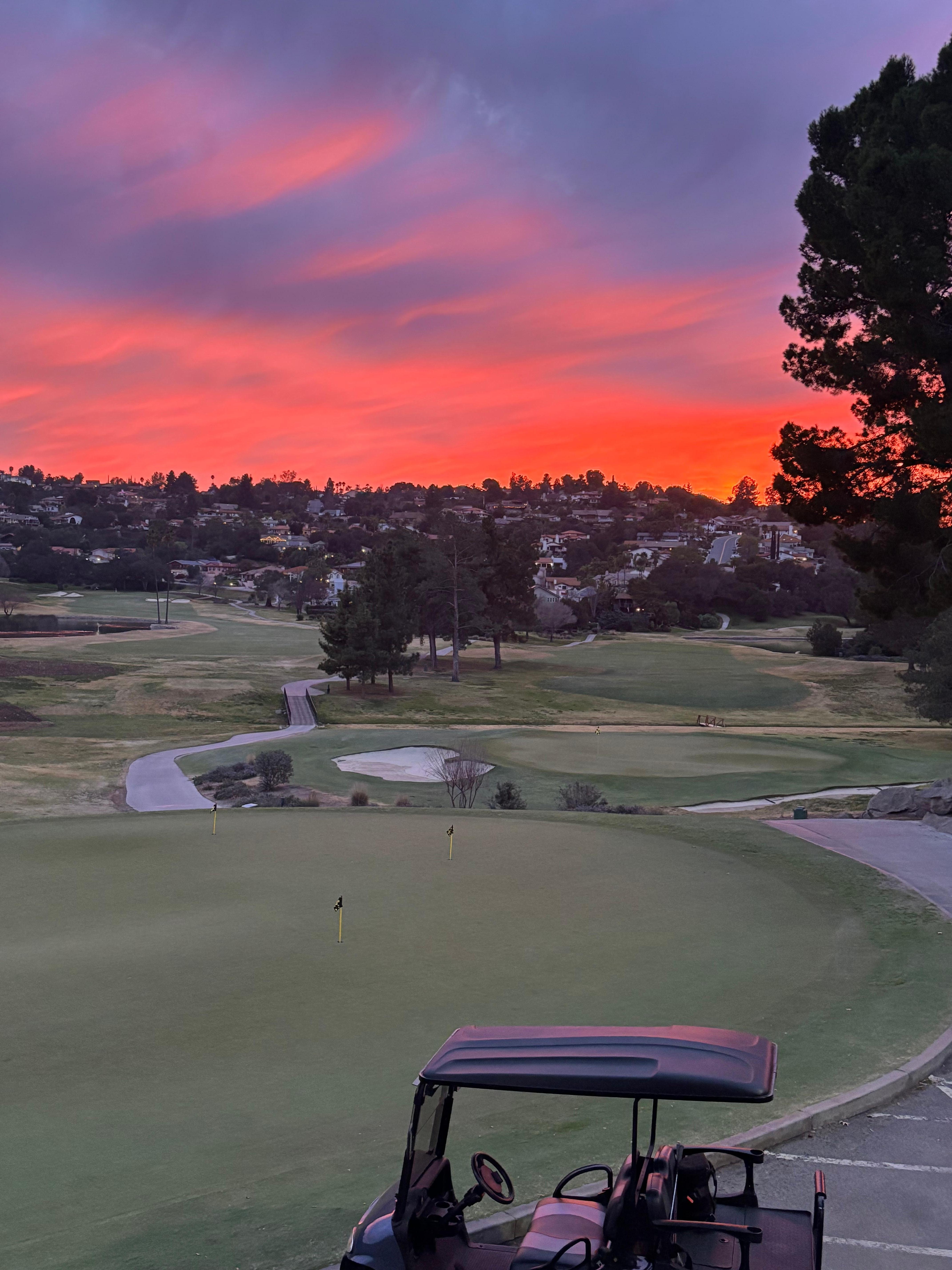 Evening view from restaurant 