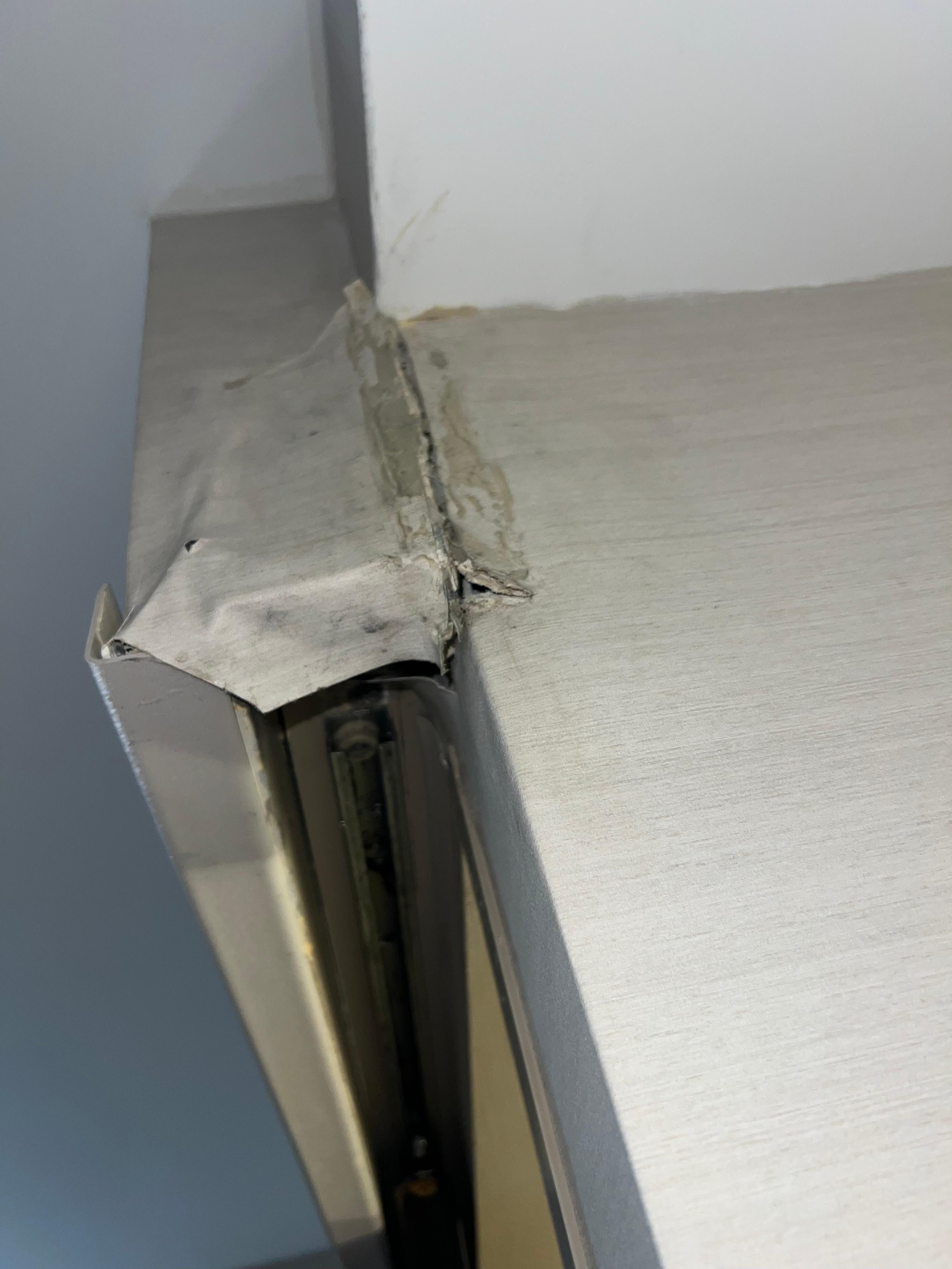 Broken / rotted door mechanism resulting in door not closing