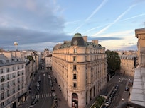 View towards Louvre and the Tuleries from room