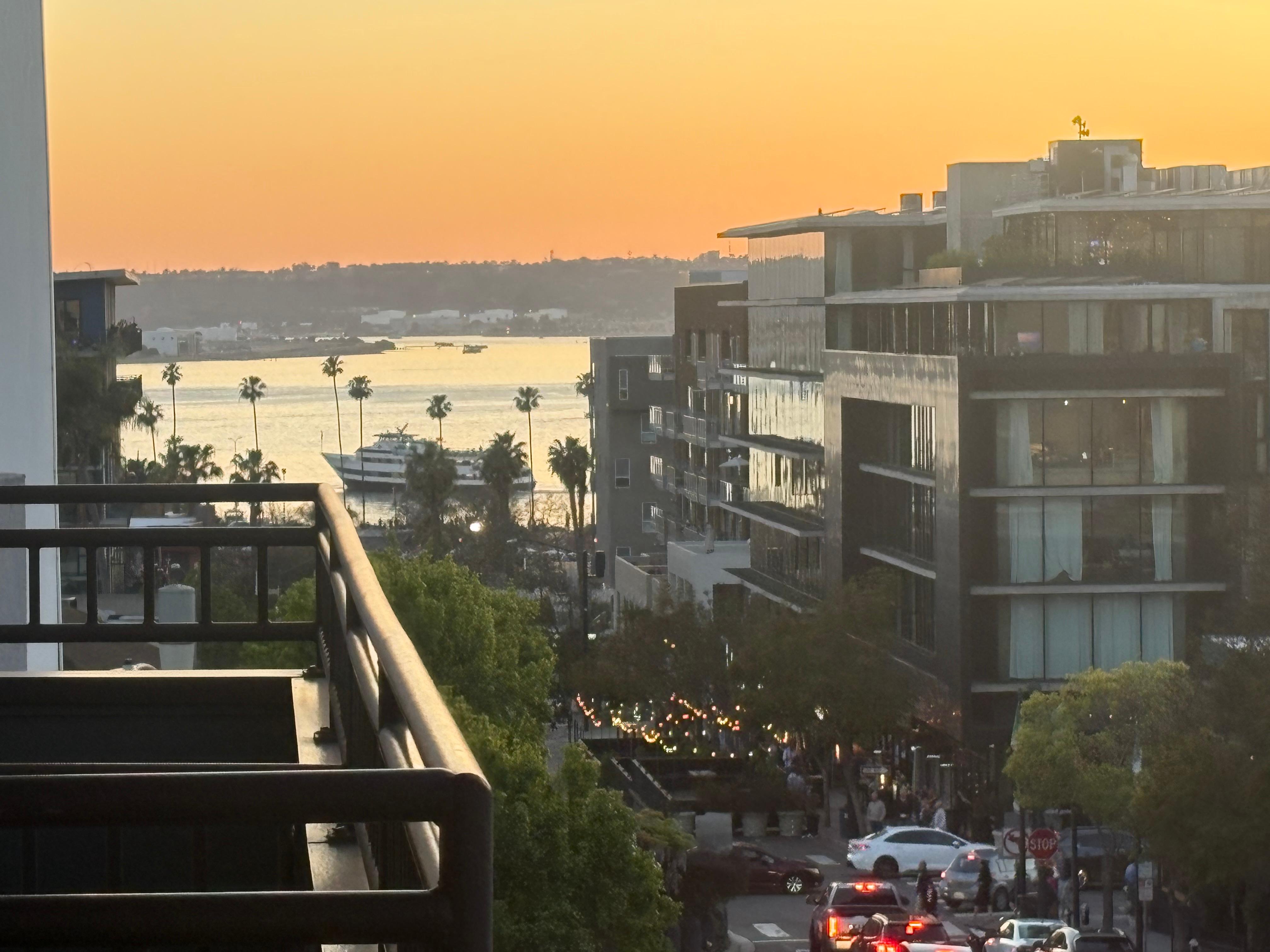 View from balcony 