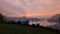 Such a great sunset from the backyard.