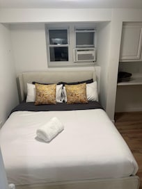 This is the only bed in the property.