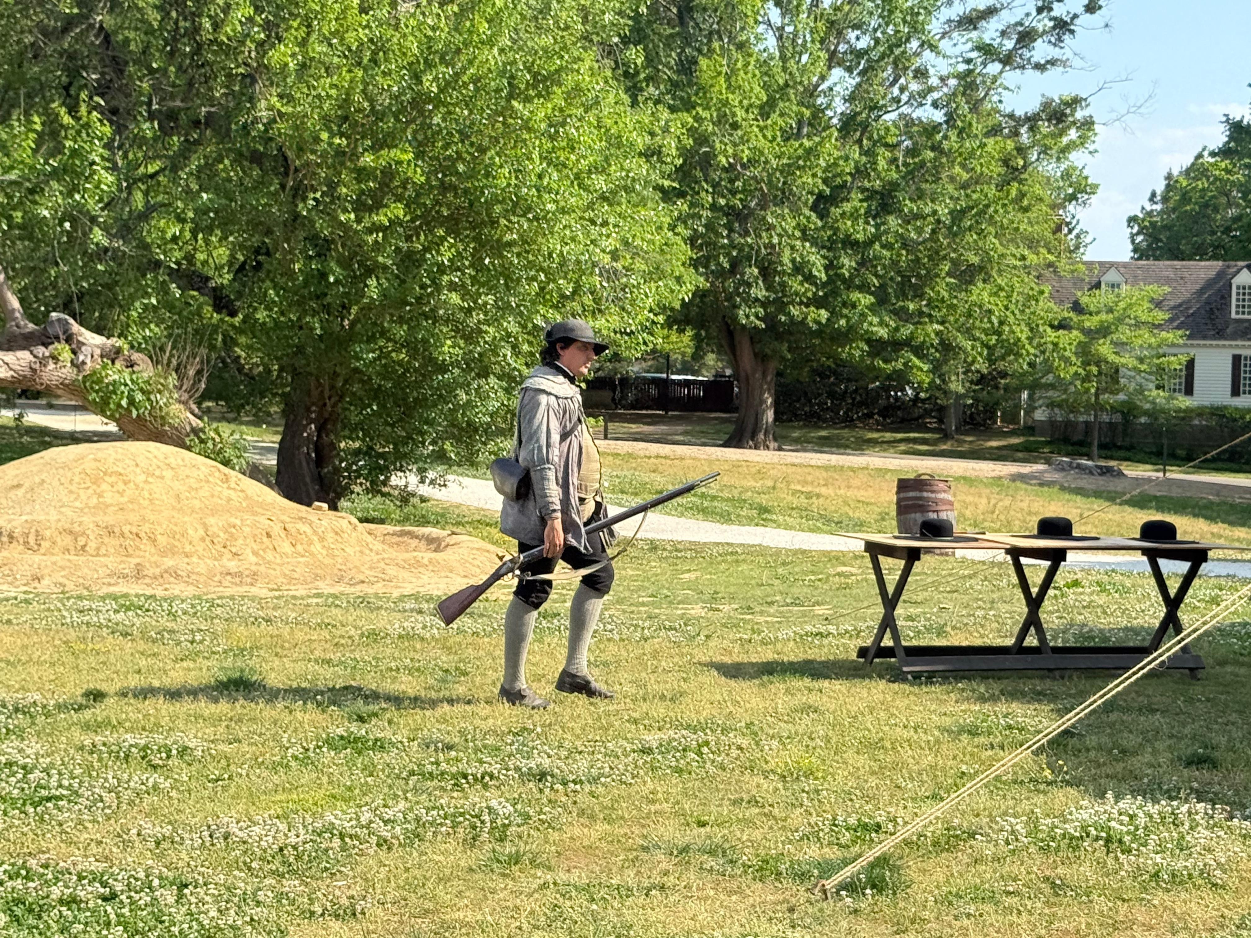 Colonial Williamsburg costumed character