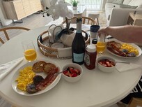 Dining in for breakfast