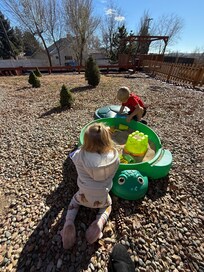 Kids enjoying the backyard!