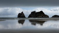 Wharariki Beach