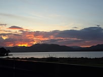 Sunset taken from our balcony