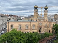 The Synagogue from the apartment window.
