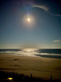 Moon over the ocean