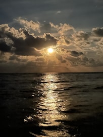 Night walk on the beach