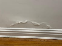 Hallway plaster