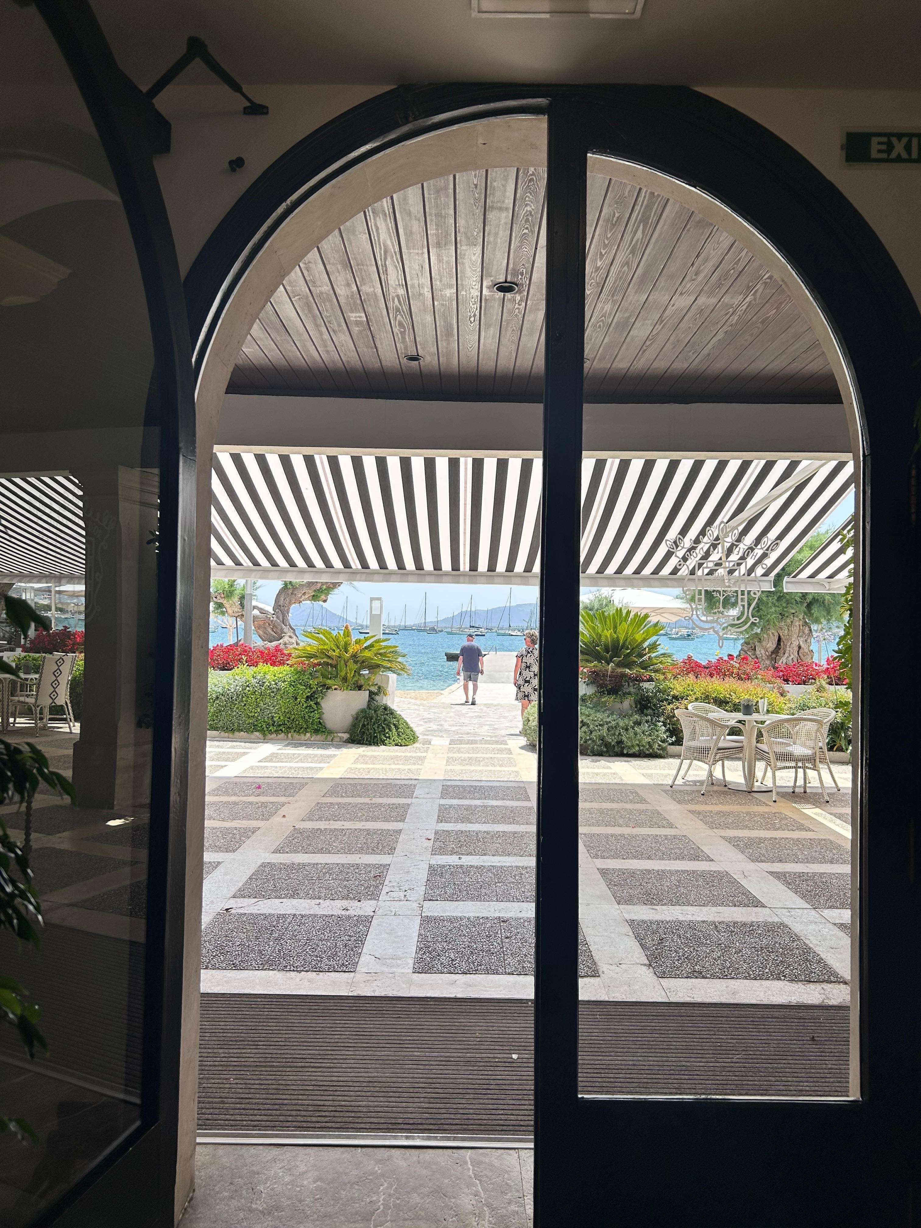 View from the lobby