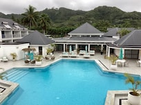 The newly refurbished pool is wonderful