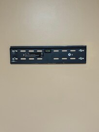Eye sore in bedrooms. No TV but bracket to hang one