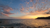 Sunset veiwed from the plaza